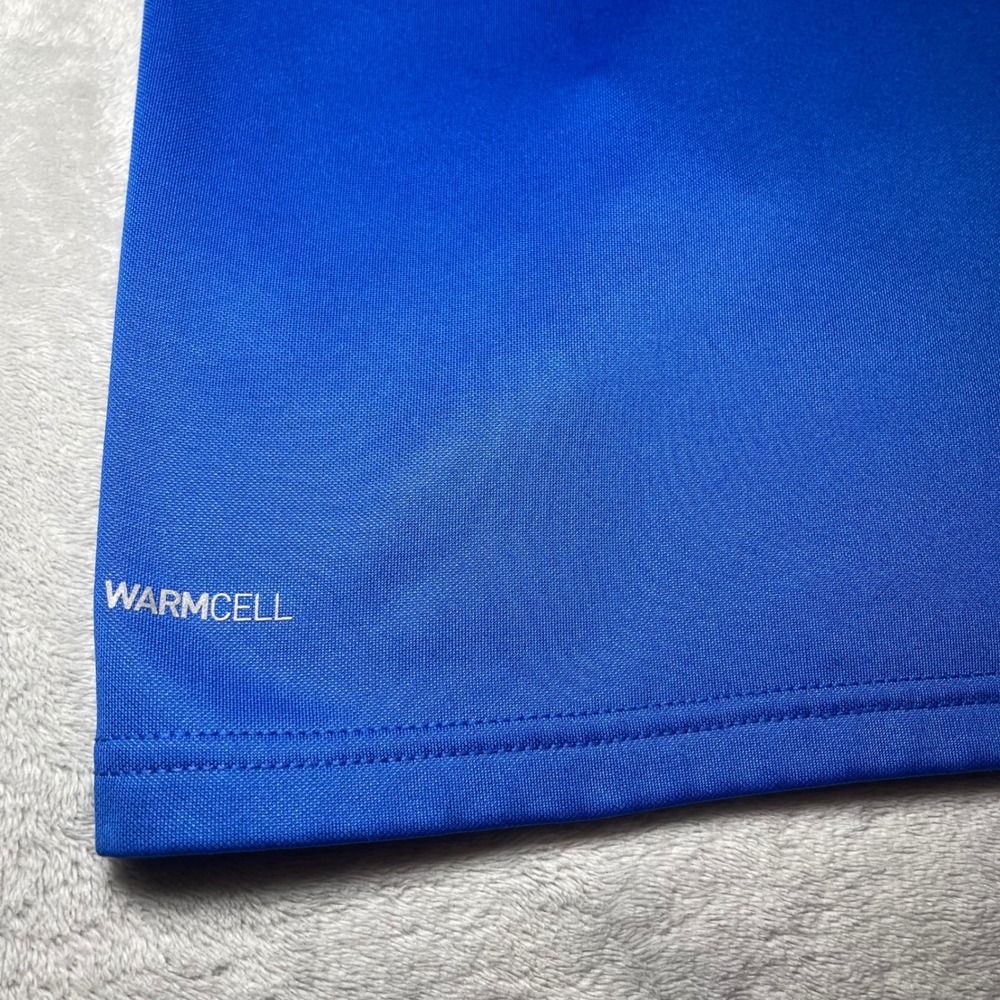 Italy Puma Warmcell Hoodie Mens XXL Blue Soccer Training Pullover Sweatshirt - Picture 11 of 13